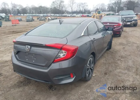 2017 Honda Civic Ex-T from USA, damaged, VIN 19XFC1F36HE000788